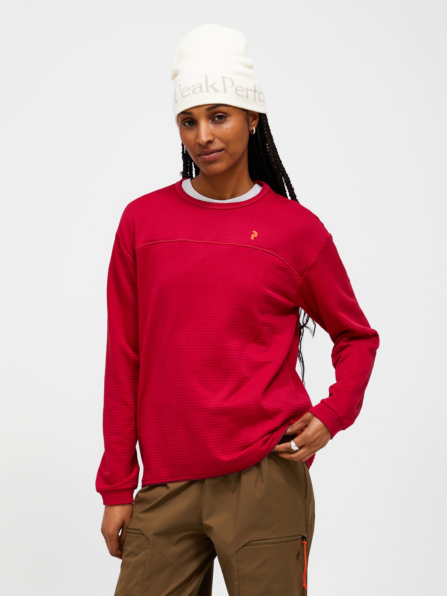 【FW25新着】トレイル Polartec® Power Grid™ クルー ウィメンズ