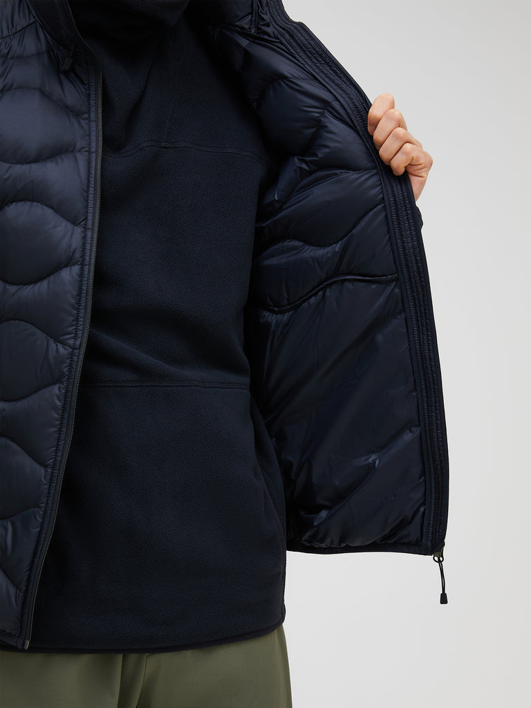 【FW25新着】ヘリウム ダウン フード ジャケット メンズ