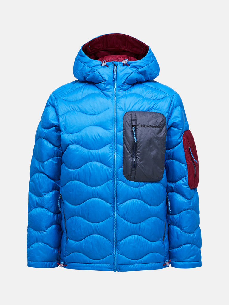 【FW25新着】ヘリウム ユーティリティ ダウン フード ジャケット メンズ