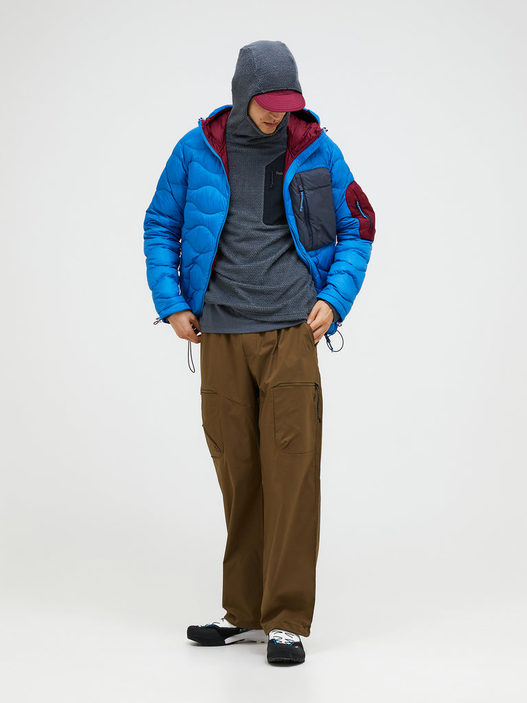 【FW25新着】ヘリウム ユーティリティ ダウン フード ジャケット メンズ