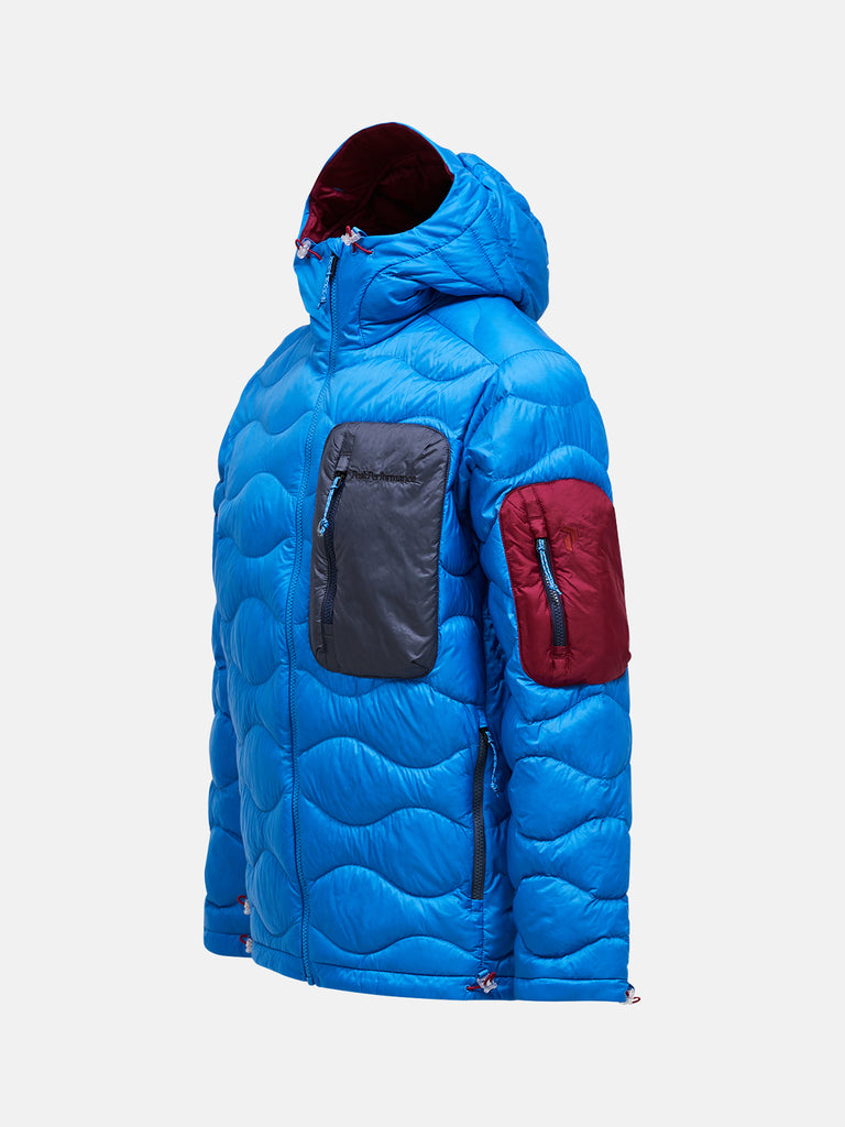 【FW25新着】ヘリウム ユーティリティ ダウン フード ジャケット メンズ