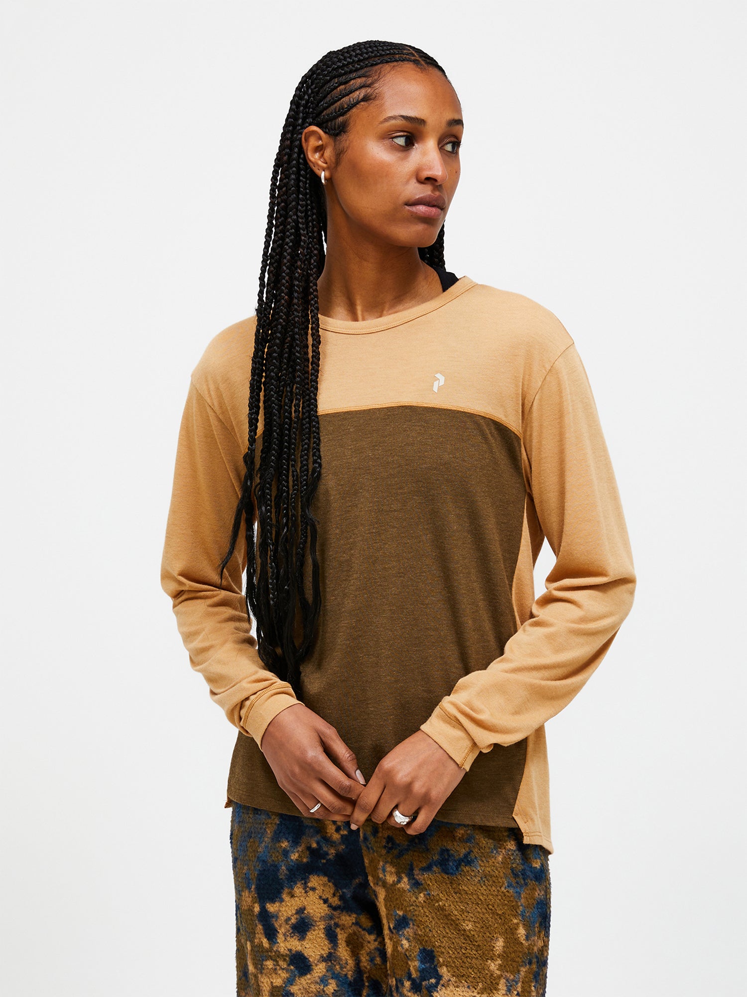 【FW25新着】トレイル ウールブレンド ロングスリーブ ウィメンズ