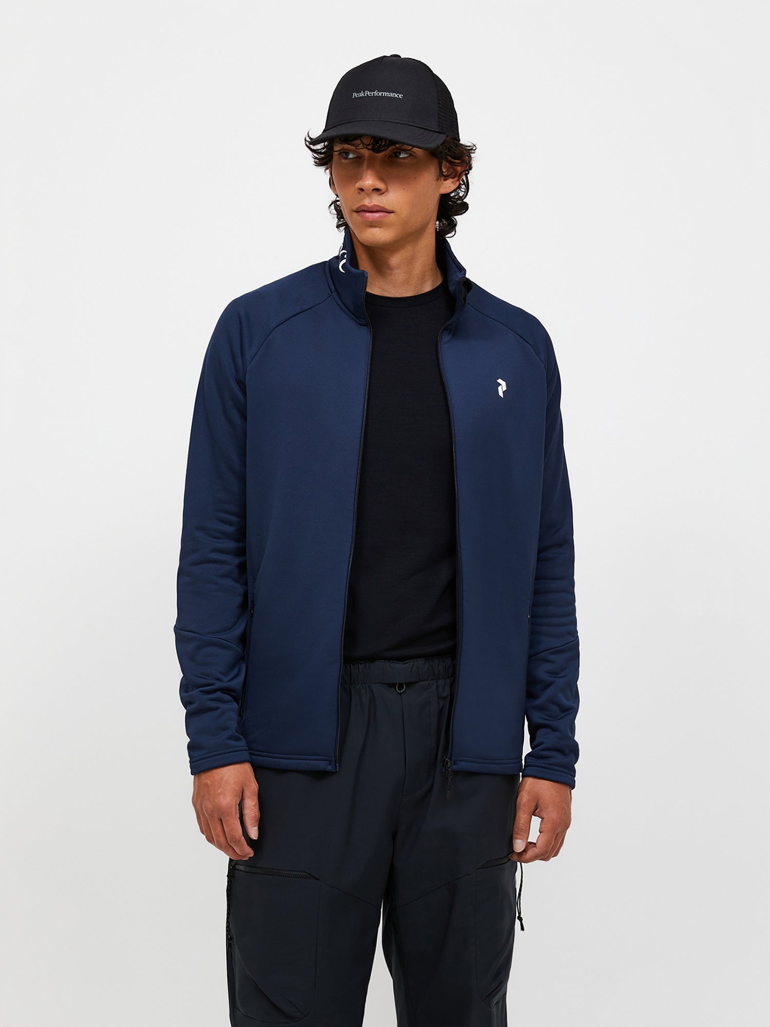 Peak Performance ライダージップ フリース 濃緑 Lサイズ FW26新着】ライダー エッセンシャル ミッドレイヤー ジップ ジャケット