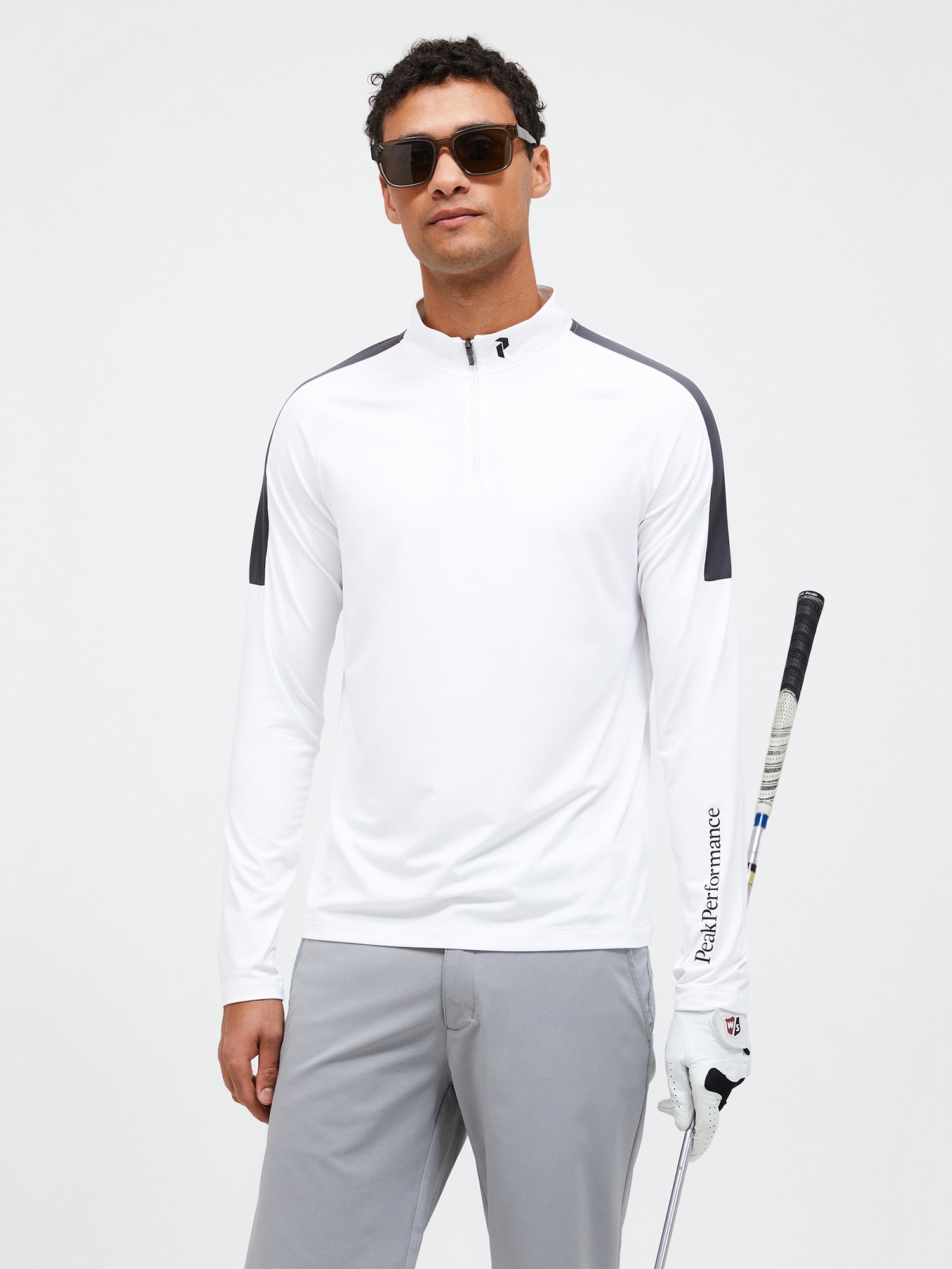 【SS25新着】ハーフ ジップ シンセティック ベースレイヤー メンズ