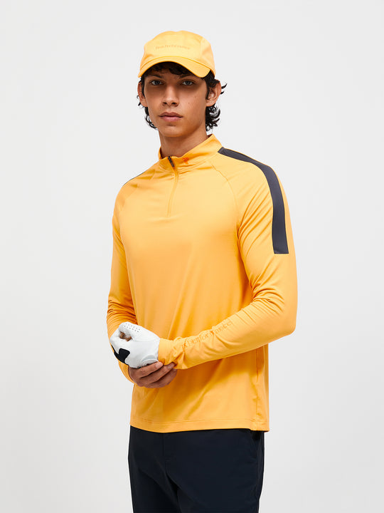 ハーフ ジップ シンセティック ベースレイヤー メンズ