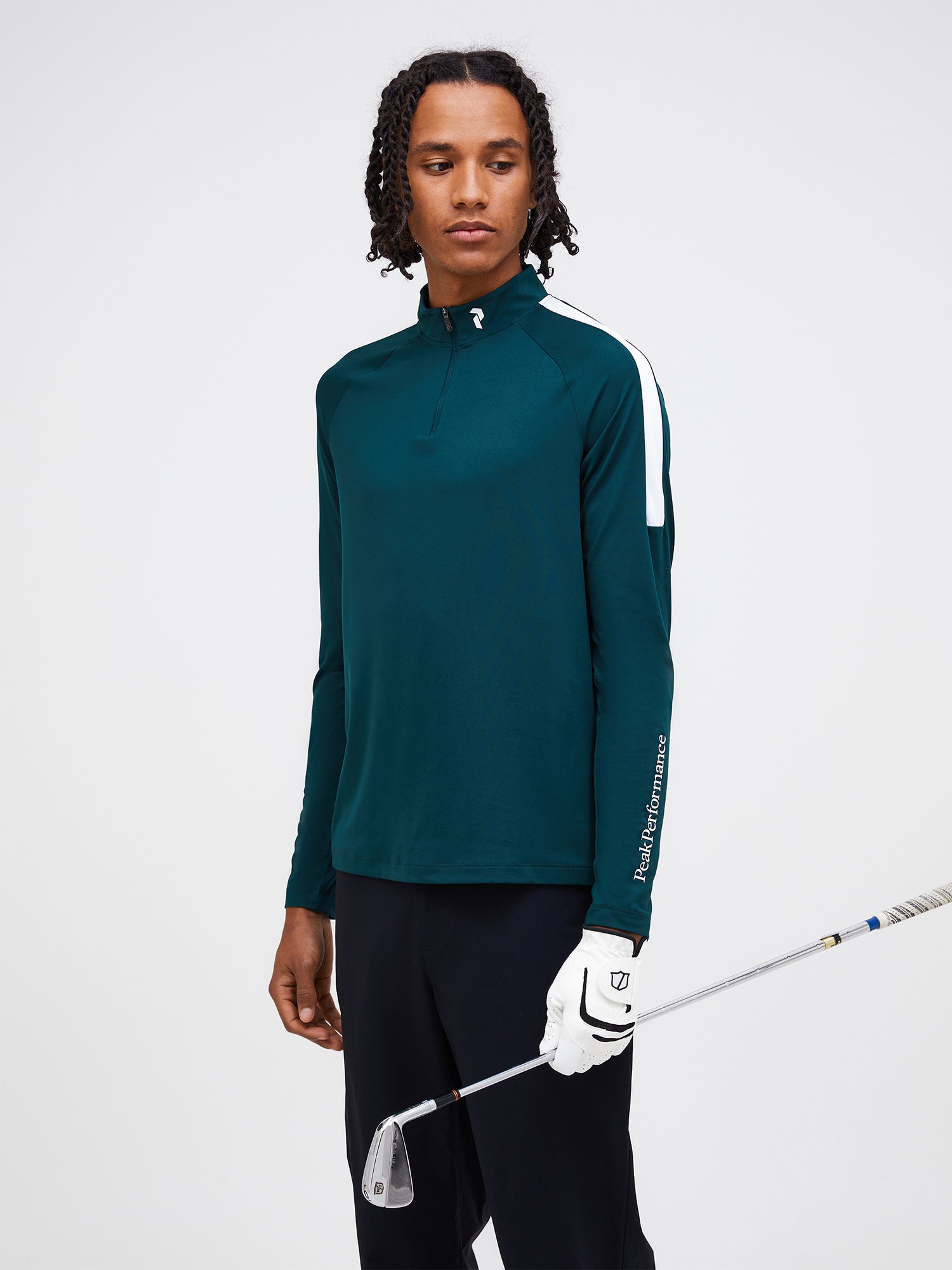 【SS26新着】ハーフ ジップ シンセティック ベースレイヤー メンズ