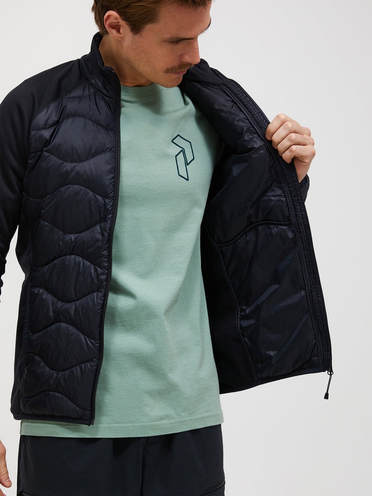 【FW26新着】ヘリウム ハイブリッド ダウン ジャケット メンズ