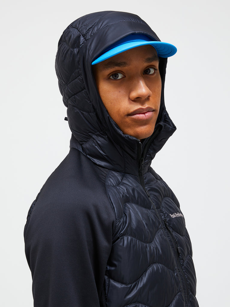 【FW26新着】ヘリウム ハイブリッド ダウン フード メンズ