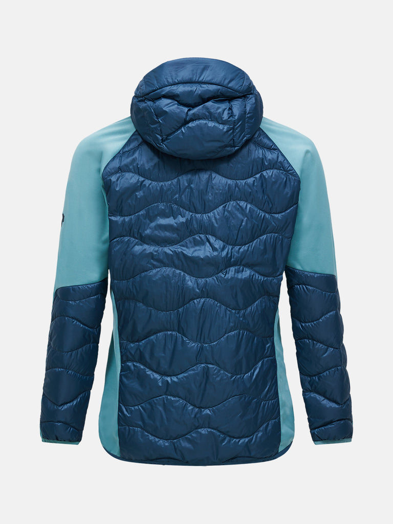 【FW25新着】ヘリウム ハイブリッド ダウン フード メンズ