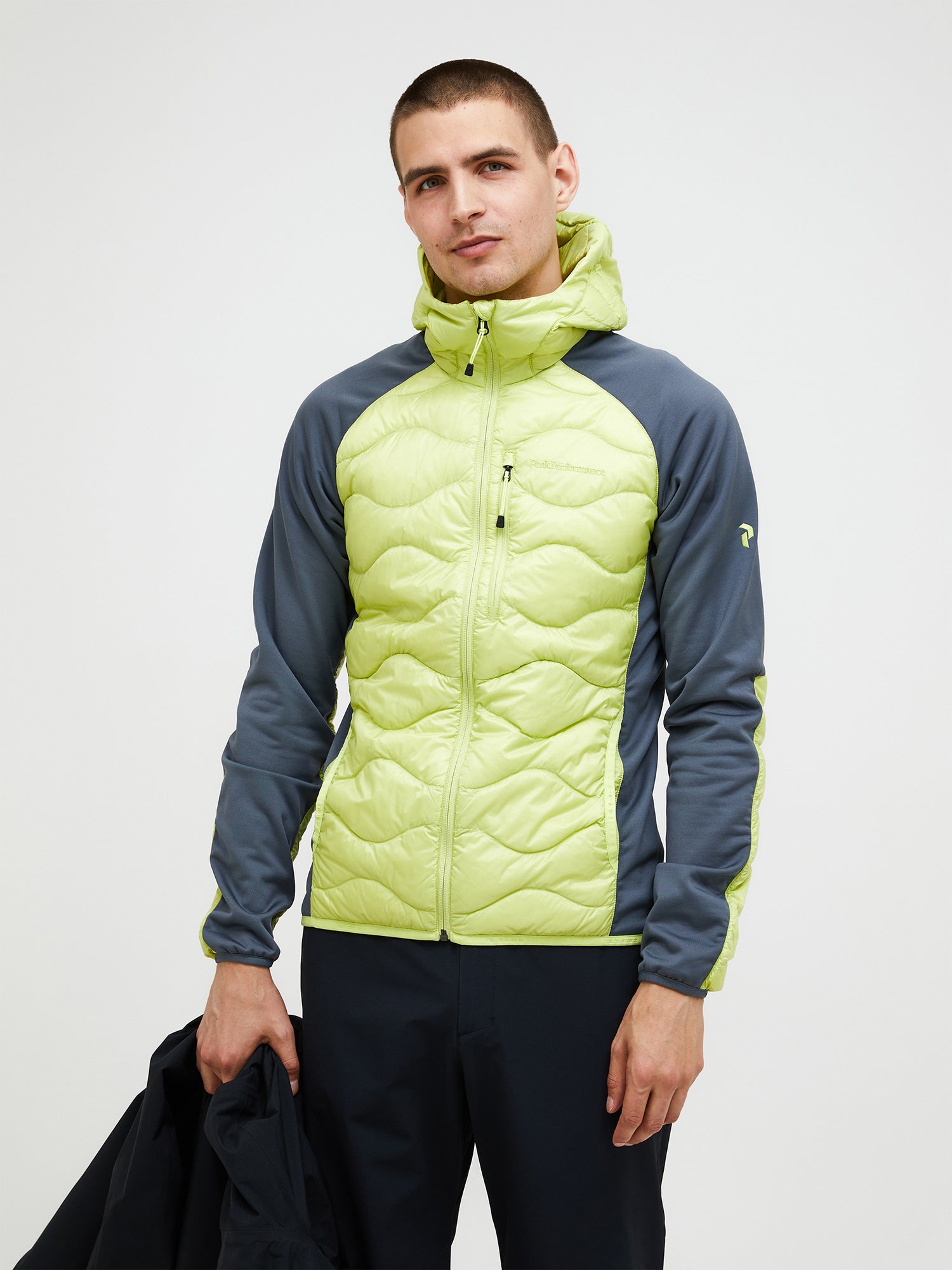 FW25新着】ヘリウム ハイブリッド ダウン フード メンズ – ピーク