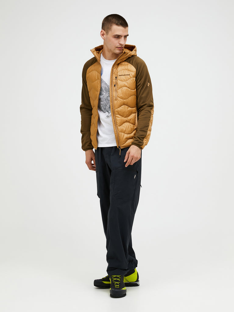 【FW25新着】ヘリウム ハイブリッド ダウン フード メンズ