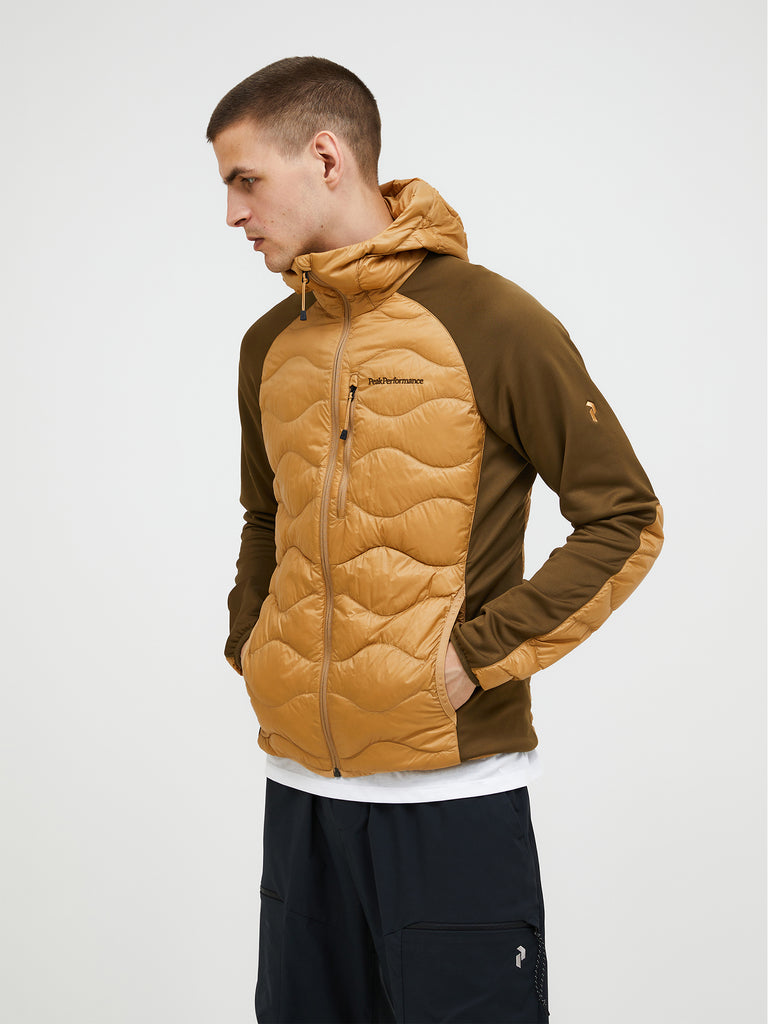 【FW25新着】ヘリウム ハイブリッド ダウン フード メンズ