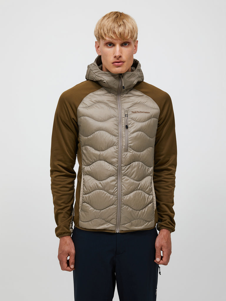 【FW26新着】ヘリウム ハイブリッド ダウン フード メンズ