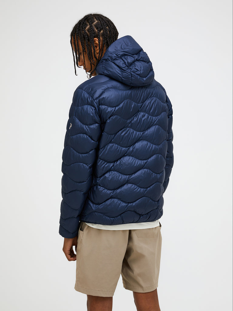 【FW25新着】ヘリウム ダウン フード ジャケット メンズ