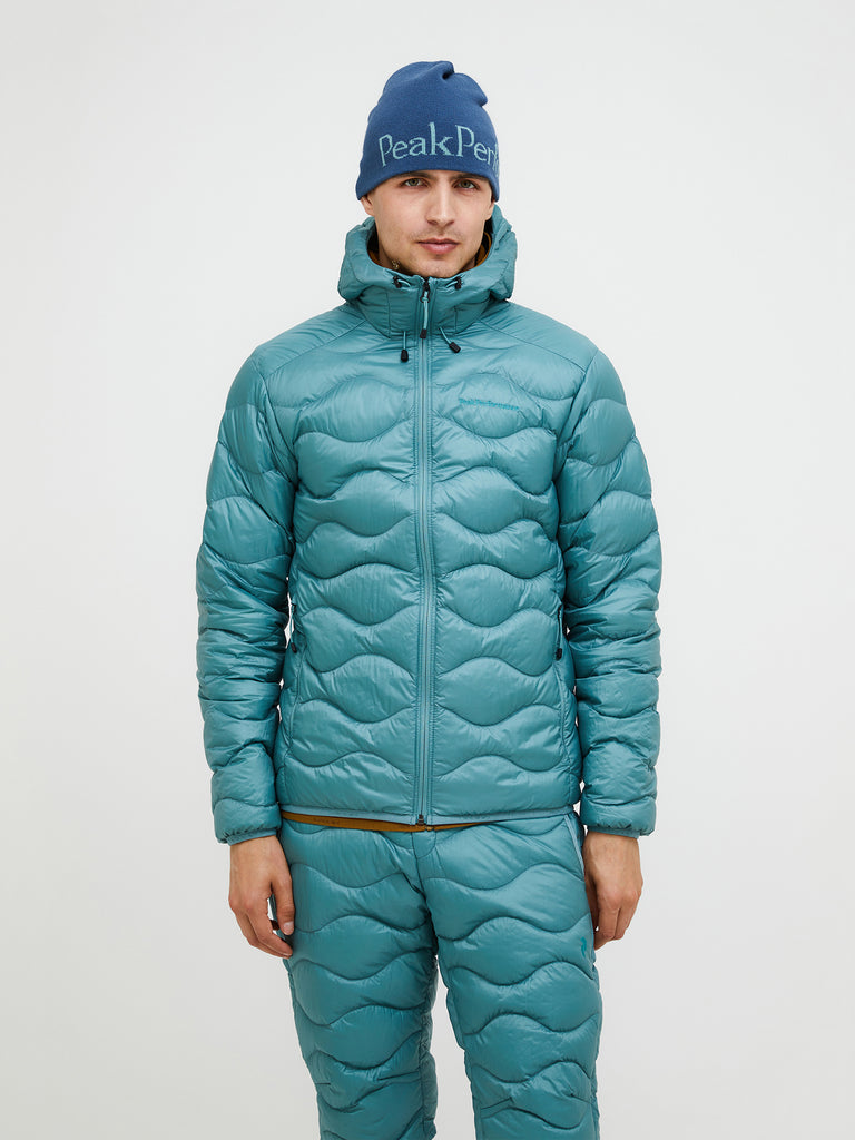 【FW25新着】ヘリウム ダウン フード ジャケット メンズ