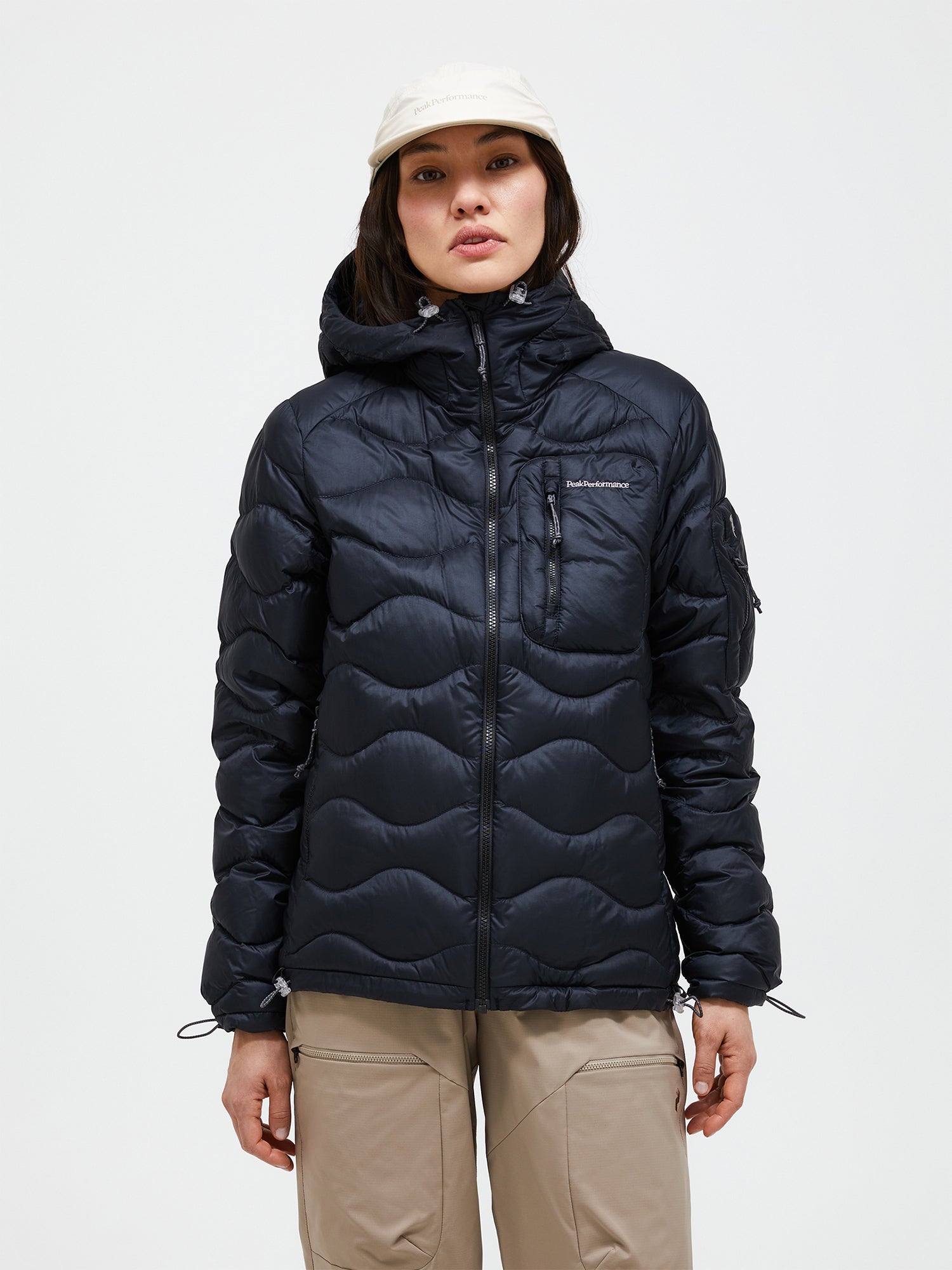 FW25新着】ヘリウム ユーティリティ ダウン フード ジャケット