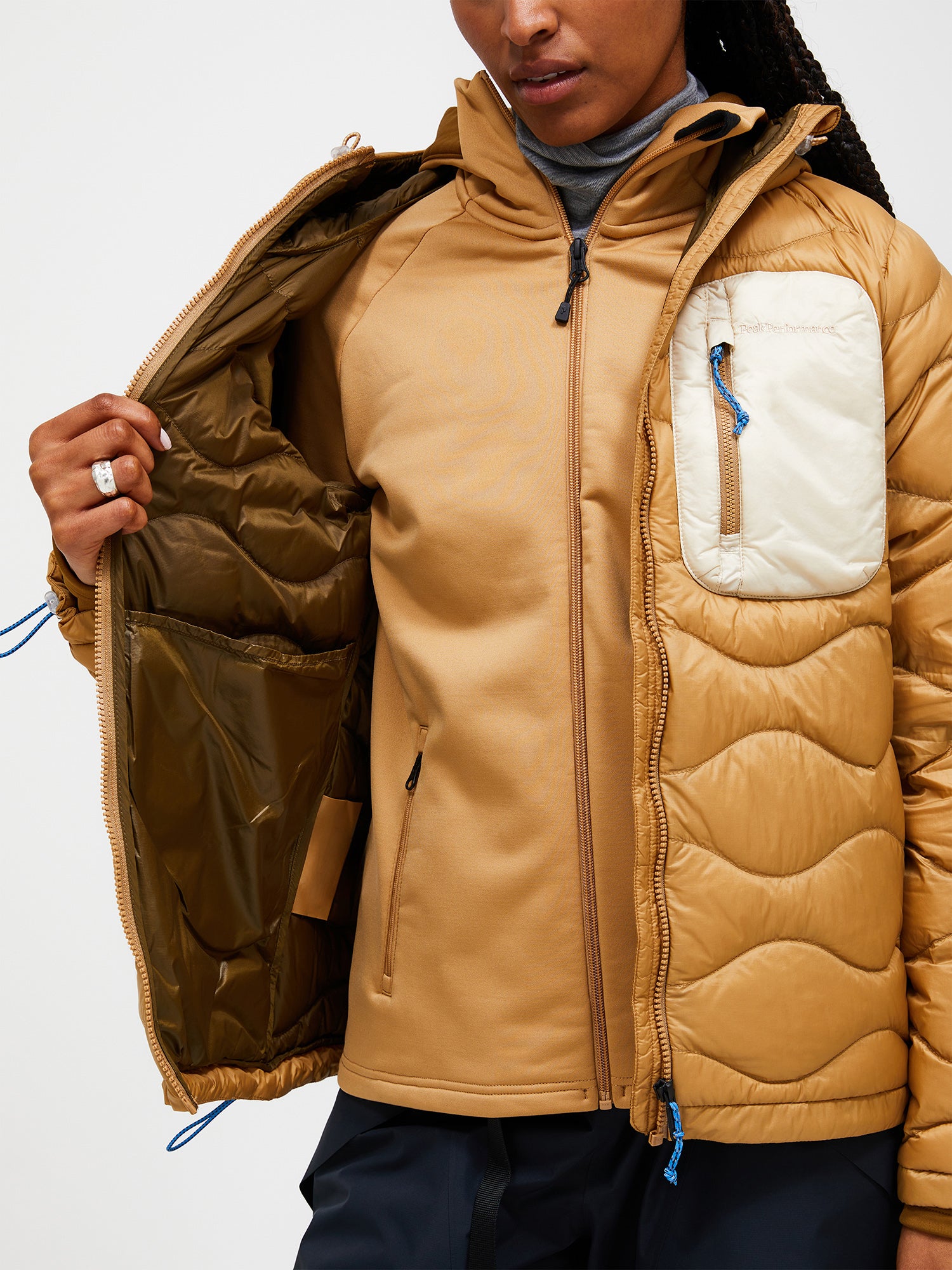 FW25新着】ヘリウム ユーティリティ ダウン フード ジャケット