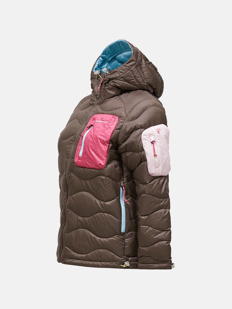 【FW26新着】ヘリウム ユーティリティ ダウン フード ジャケット ウィメンズ