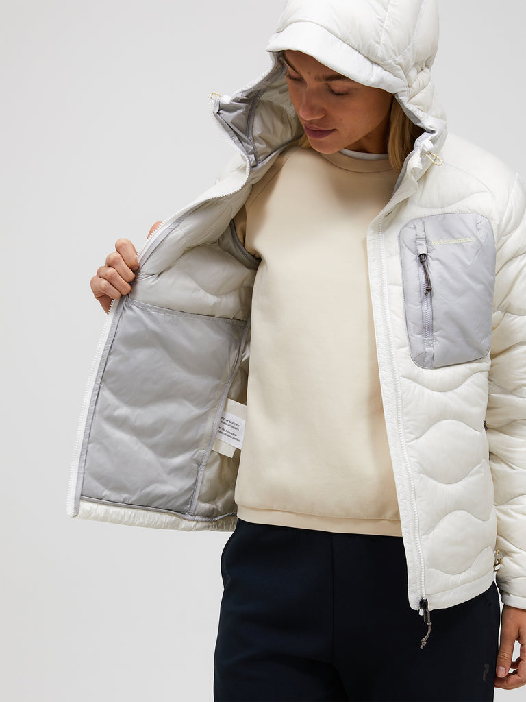 【FW26新着】ヘリウム ユーティリティ ダウン フード ジャケット ウィメンズ