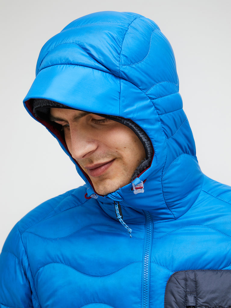 【FW25新着】ヘリウム ユーティリティ ダウン フード ジャケット メンズ
