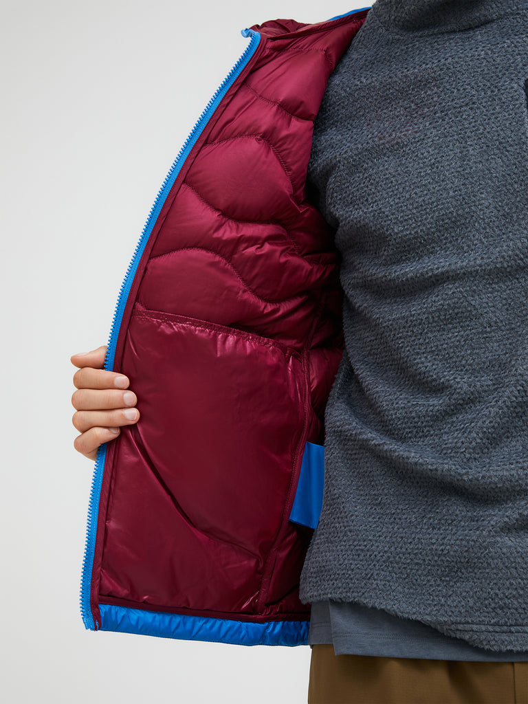 【FW25新着】ヘリウム ユーティリティ ダウン フード ジャケット メンズ