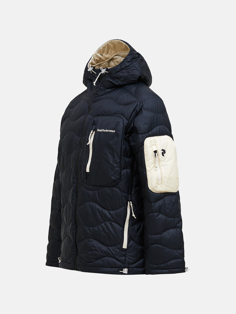 【FW26新着】ヘリウム ユーティリティ ダウン フード ジャケット メンズ