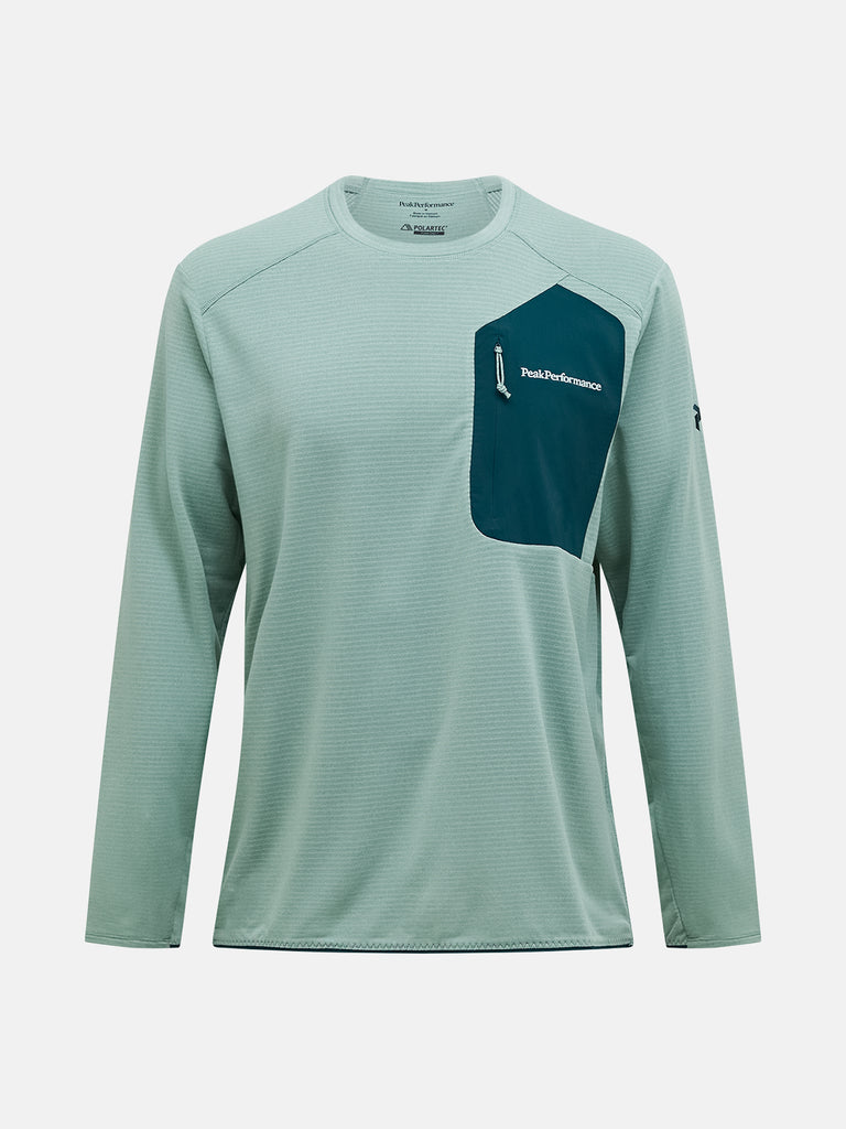 【SS26新着】フリーライト Polartec® Power Grid™ クルー メンズ