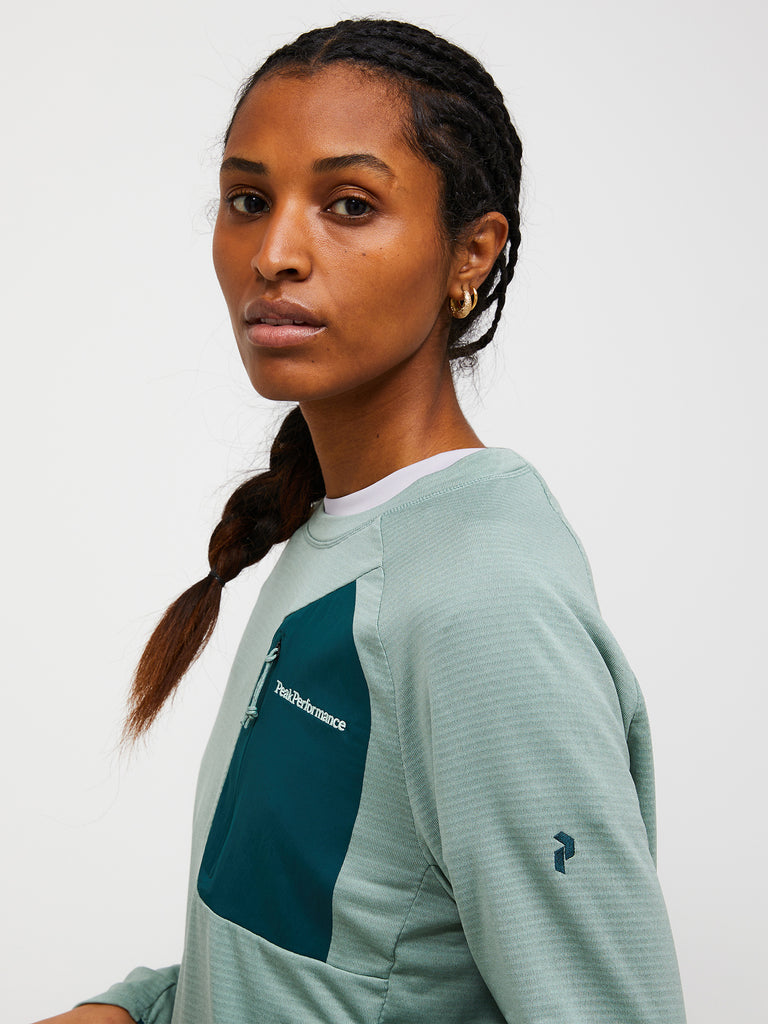 【SS26新着】フリーライト Polartec® Power Grid™ クルー ウィメンズ