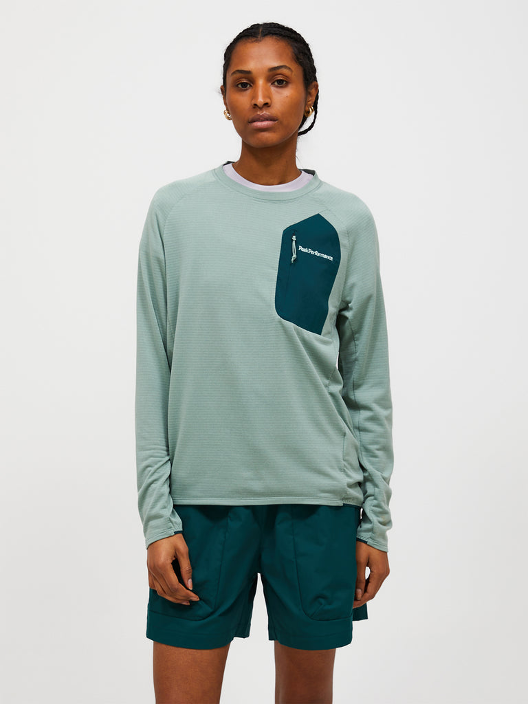 【SS26新着】フリーライト Polartec® Power Grid™ クルー ウィメンズ