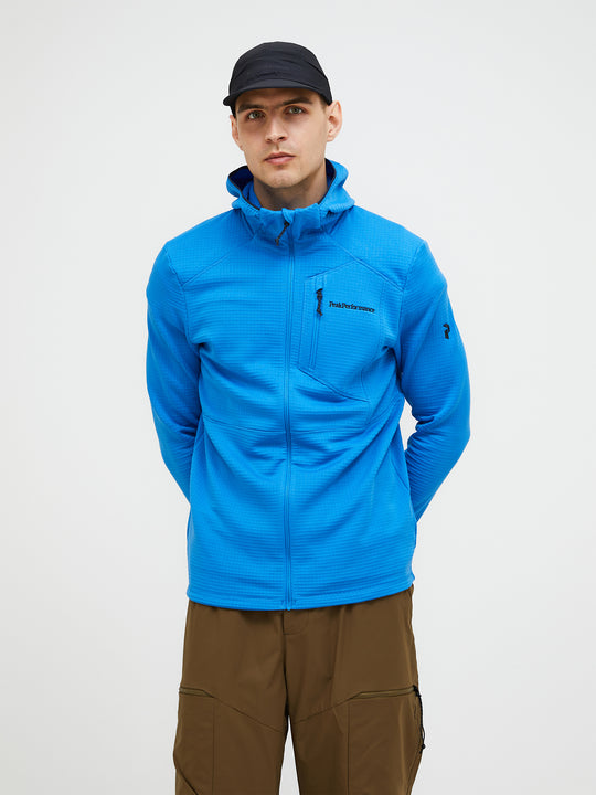 【FW25新着】トレイル Polartec® Power Grid™ ジップ フード メンズ