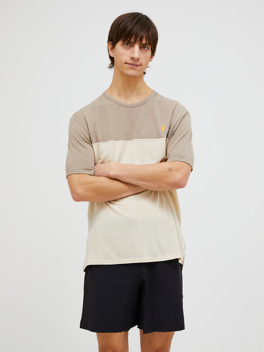 トレイル ウールブレンド ショートスリーブ メンズ