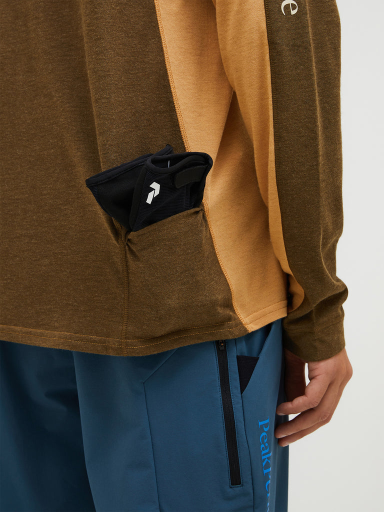 【FW25新着】トレイル ウールブレンド ロングスリーブ メンズ