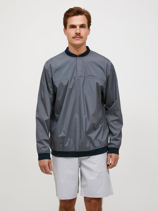 【SS26新着】ハーフボタン ウィンド クルー メンズ