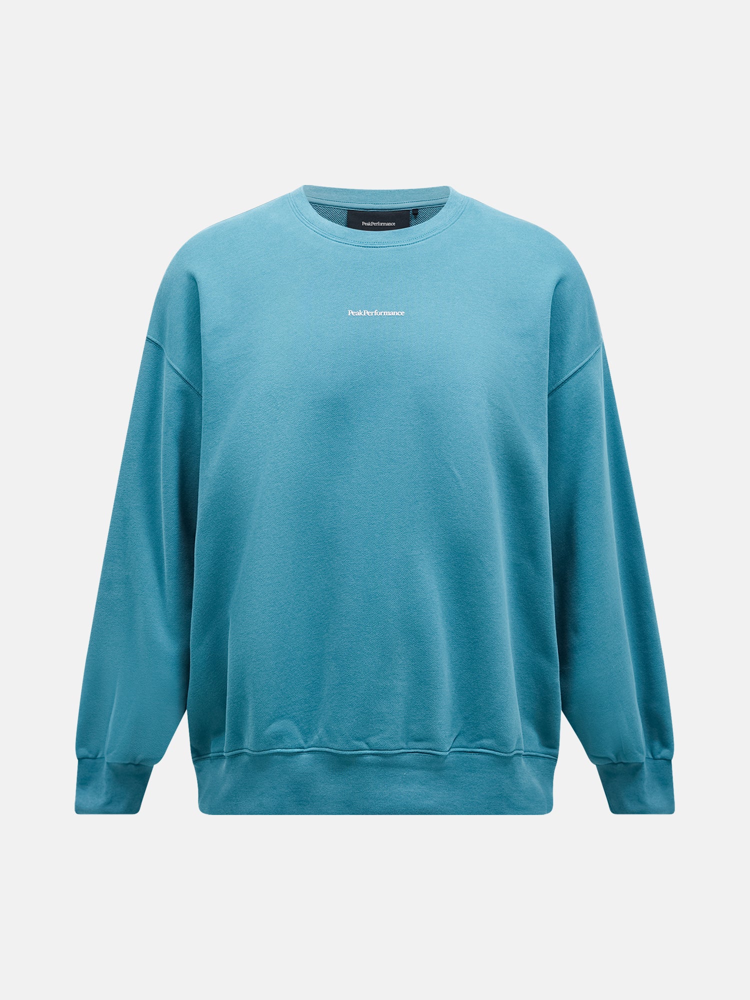 スウェット・トレーナー Peak Performance FLEECE (G79554090) Gymshark Training Oversized Fleece Sweatshirt - Faded Blue