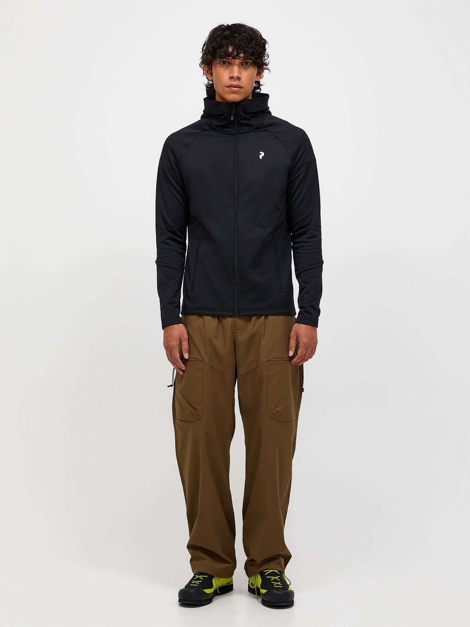 FW25新着】ライダー エッセンシャル ミッドレイヤー ジップ フード