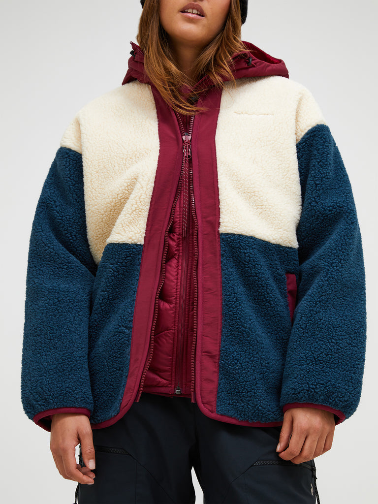 【FW25新着】ヘビー パイル オーバーサイズ カーディガン ウィメンズ