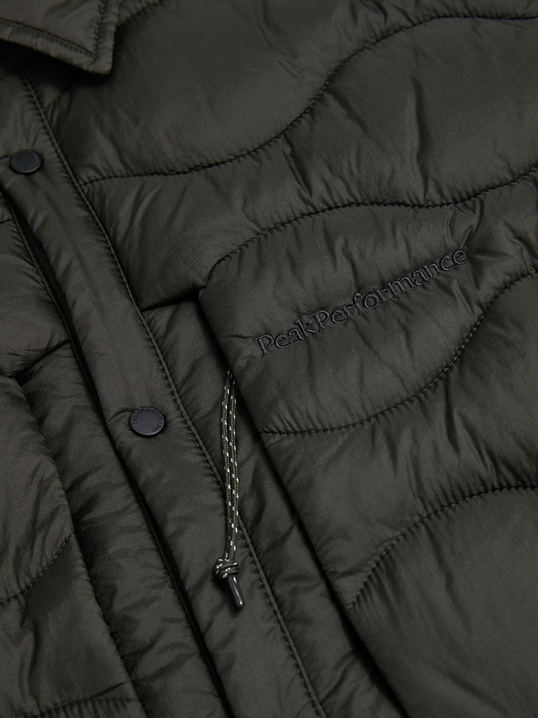 【FW25新着】ヘリウム シンセティック オーバーシャツ メンズ