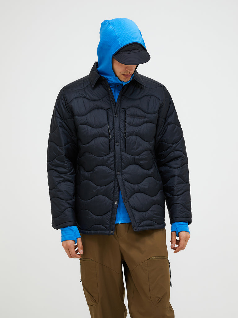 【FW25新着】ヘリウム シンセティック オーバーシャツ メンズ