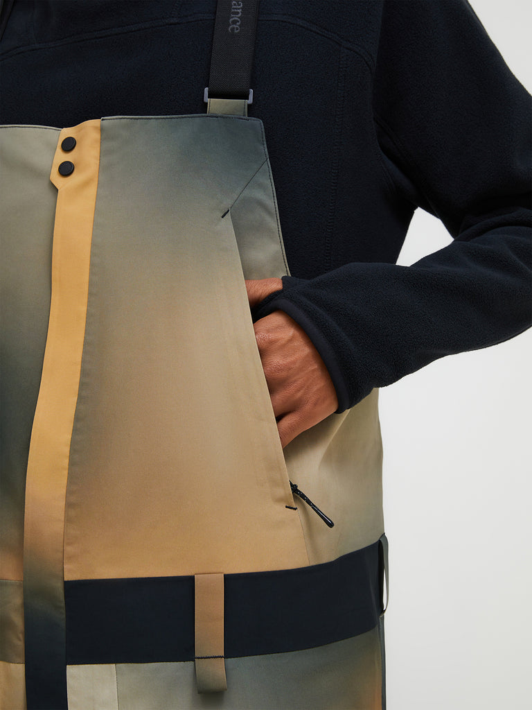 【FW25新着】エッジ HIPE® 3L AOP シェル ビブ パンツ メンズ