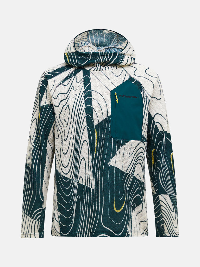 【SS26新着】フリーライト AOP Polartec® Alpha™ フード メンズ