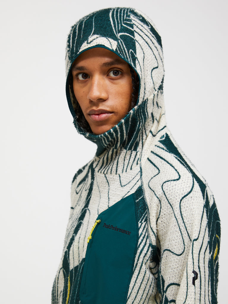 【SS26新着】フリーライト AOP Polartec® Alpha™ フード メンズ