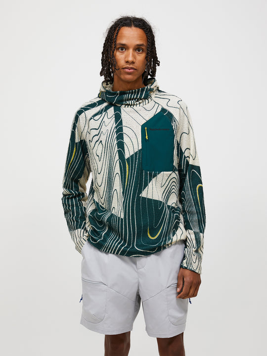 【SS26新着】フリーライト AOP Polartec® Alpha™ フード メンズ