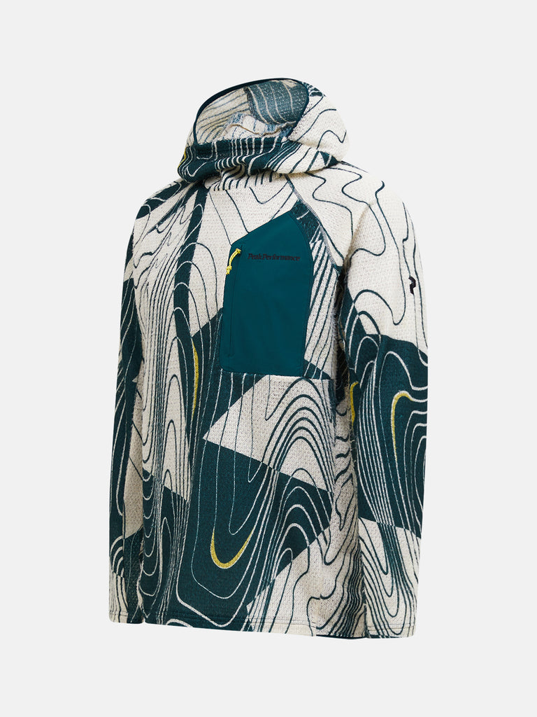 【SS26新着】フリーライト AOP Polartec® Alpha™ フード メンズ